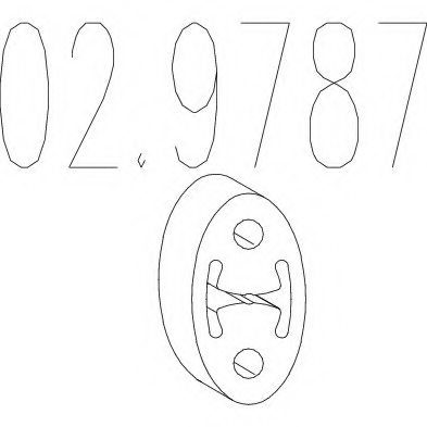 MTS 02.9787 Rubber Buffer, silencer